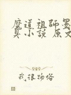 魔道祖师墨香铜臭小说 原文未删减