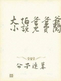 大伯爸爸爷爷的小说免费阅读