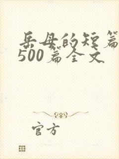 岳母的短篇合集500篇全文