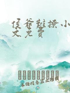 侯爷难撩小说全文免费