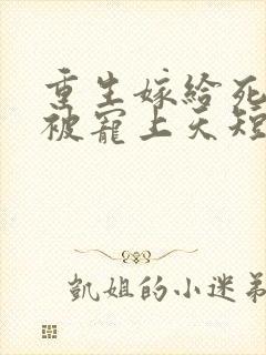 重生嫁给死对头被宠上天短剧免费观看