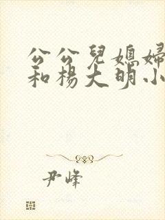 公公儿媳妇苏晴和杨大明小说免费阅读
