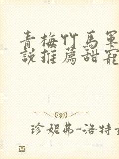 青梅竹马军婚小说推荐甜宠文