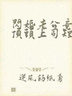 闪婚老公竟然是顶头上司短剧结局