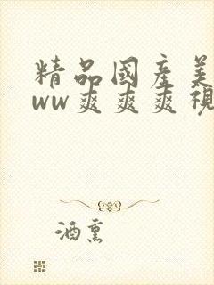精品国产美女www爽爽爽视频