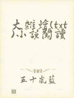 大杂烩(txt)小说阅读