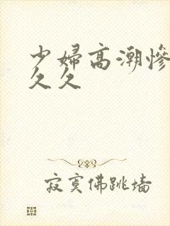 少妇高潮惨叫久久久