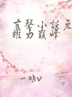 有声小说免费听权力巅峰