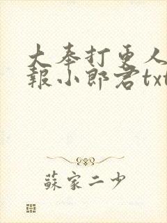 大奉打更人 卖报小郎君txt