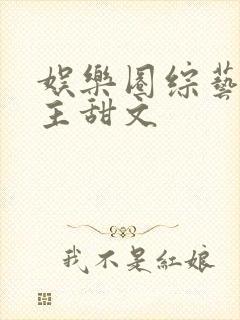 娱乐圈综艺双男主甜文