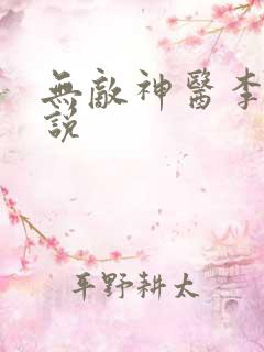 无敌神医李东小说
