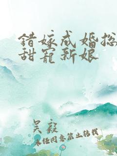错嫁成婚总裁的甜宠新娘