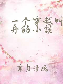 一个穿越叫洛青舟的小说