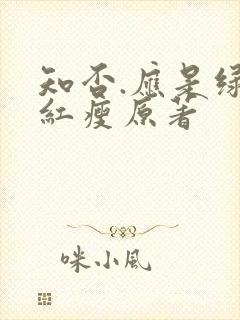 知否.应是绿肥红瘦原著