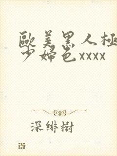 欧美黑人极品猛少妇色xxxx