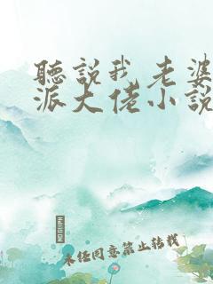 听说我老婆是反派大佬小说免费阅读