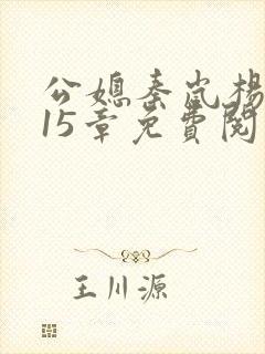 公媳秦岚杨叔第15章免费阅读