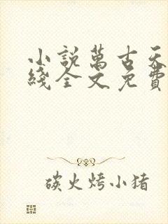 小说万古天帝在线全文免费阅读