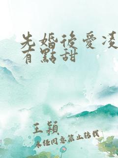 先婚后爱凌总追有点甜