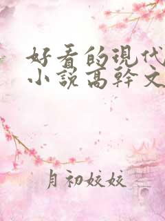 好看的现代言情小说高干文