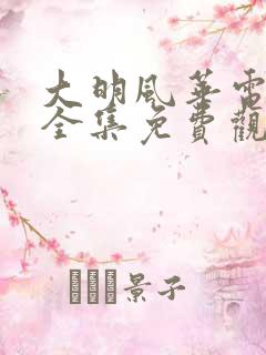 大明风华电视剧全集免费观看西瓜