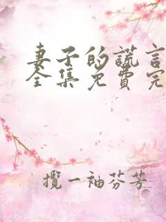 妻子的谎言短剧全集免费完整版