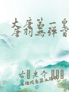 大唐第一皇太子唐羽无弹窗免费全文阅读