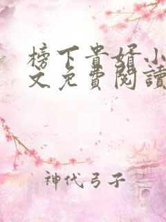 榜下贵婿小说全文免费阅读完整版