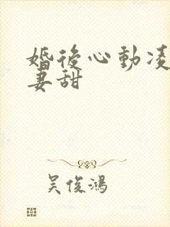 婚后心动凌总追妻甜