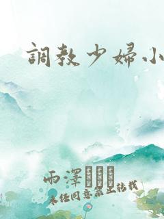调教少妇小说