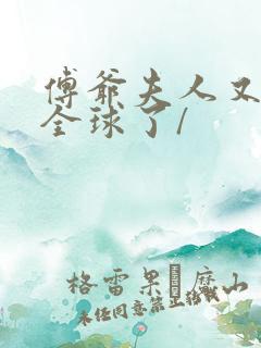 傅爷夫人又惊艳全球了/
