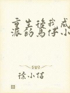 重生后我成了反派的马仔小说免费阅读