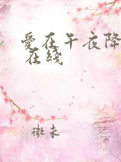 爱在午夜降临前 在线