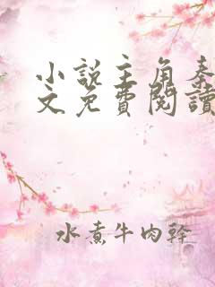 小说主角秦初全文免费阅读
