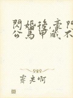闪婚后,豪门老公马甲藏不住了