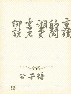 柳云湘的重生小说免费阅读全文