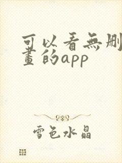 可以看无删减漫画的app