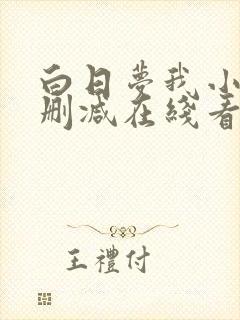 白日梦我小说未删减在线看