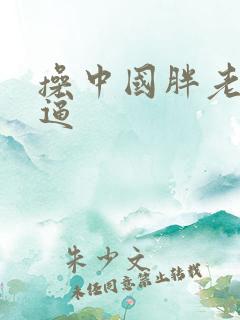 操中国胖老太太逼