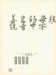 善良的母亲在线观看中字
