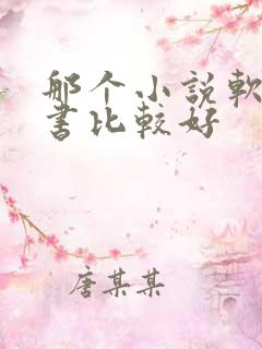 那个小说软件听书比较好