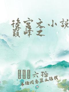 后宫文小说十大巅峰之