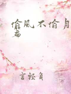 偷风不偷月完结篇