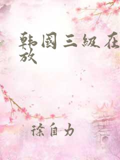 韩国三级在线播放
