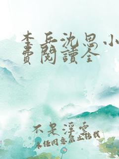 李兵沈思小说免费阅读全