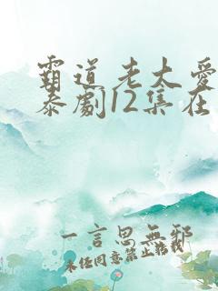 霸道老大爱上我泰剧12集在线观看