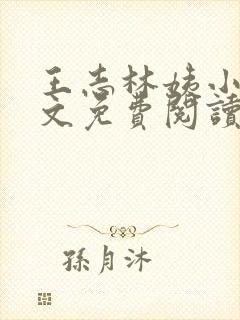 王志林姨小说全文免费阅读