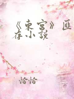 《东宫》匪我思存小说