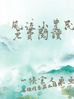 风流小农民小说免费阅读