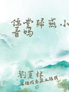 锦堂归燕小说好看吗